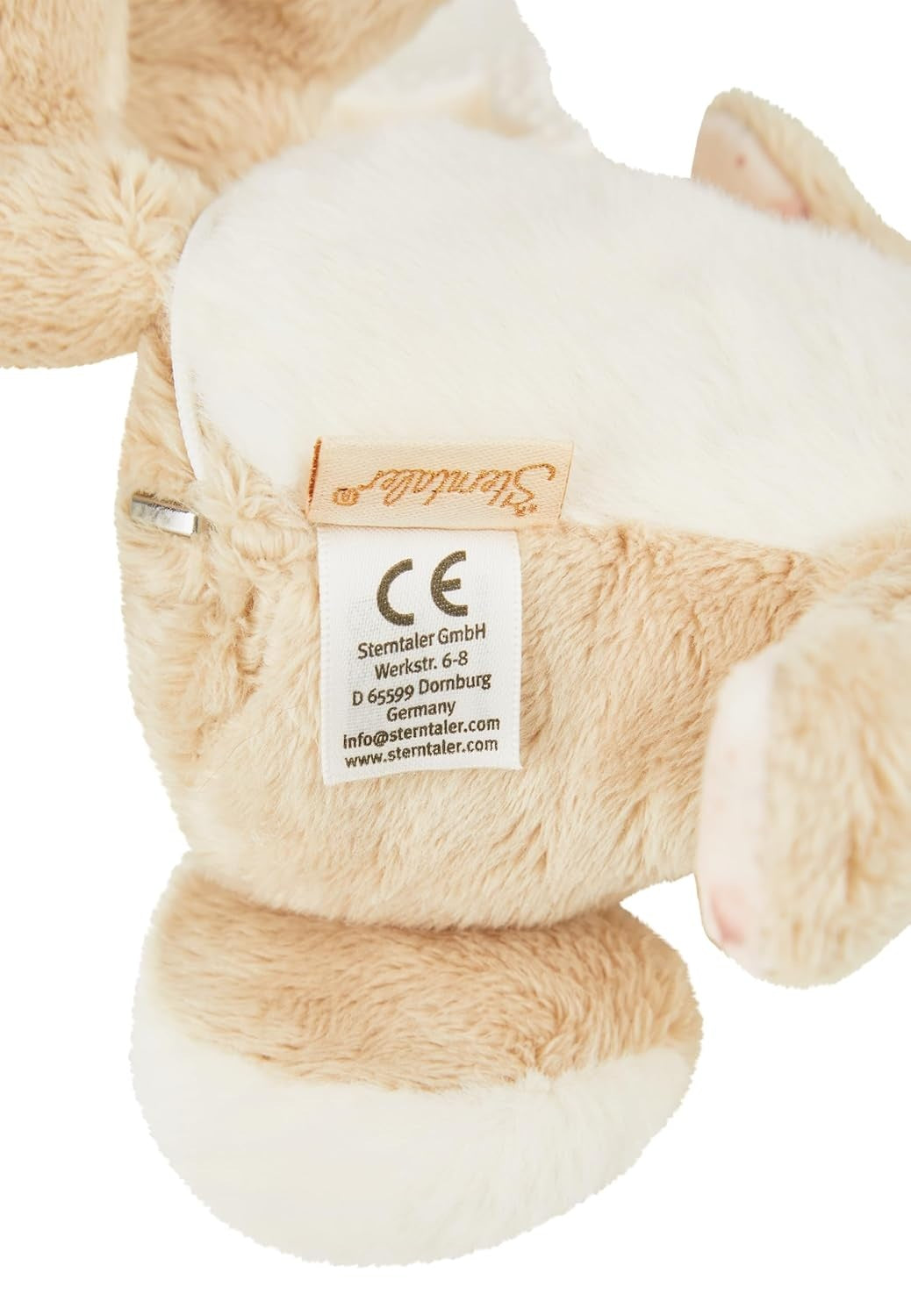 STERNTALER przytulanka z pozytywką La-Le-Lu zając HANNI 22 cm, beżowo-biały pluszowy króliczek dla niemowląt