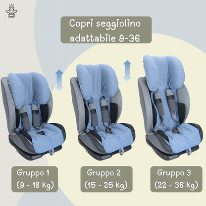 BABY IDEA funda universal para asiento de coche GR1/2/3