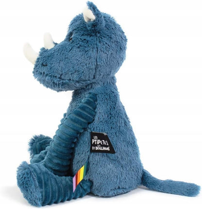 LES DEGLINGOS Ptipotos peluche suave RINOCERONTE 34 cm