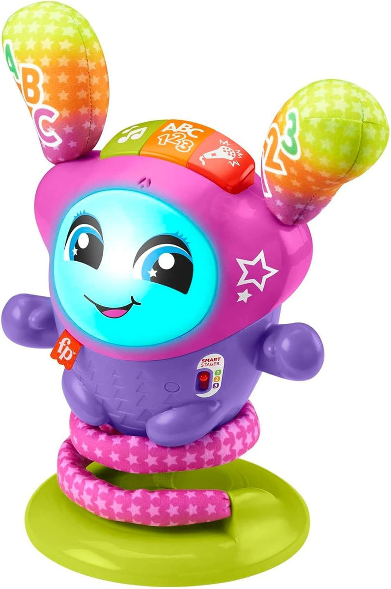 FISHER-PRICE DJ INTERACTIVO BOUNCIN canto baile 75 actividades J. FRANCÉS