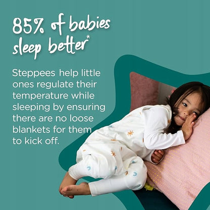 TOMMEE TIPPEE śpiworek 2,5TOG 18-36msc STEPPEE BAG dla dzieci, wygodny śpiwór do spania bez luźnych kocyków