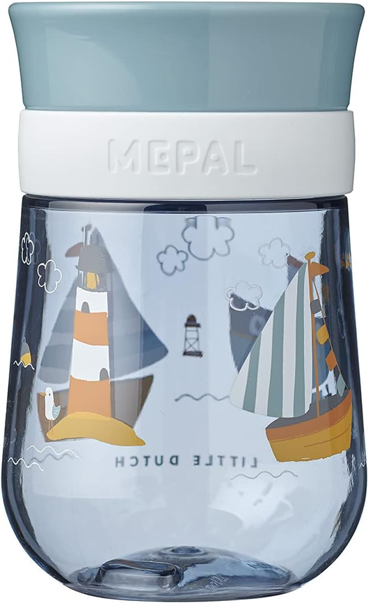MEPAL Vaso entrenador antigoteo boquilla 360 grados 300 ml 9 m+