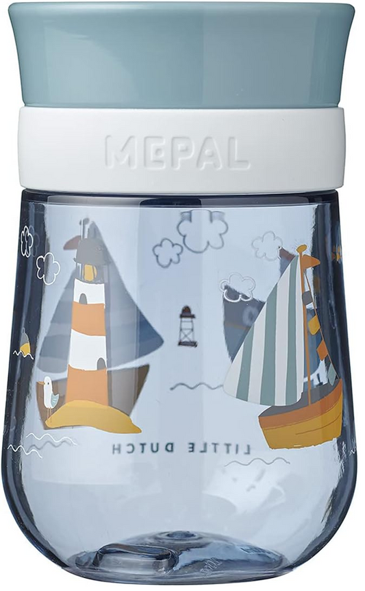 MEPAL Vaso entrenador antigoteo boquilla 360 grados 300 ml 9 m+