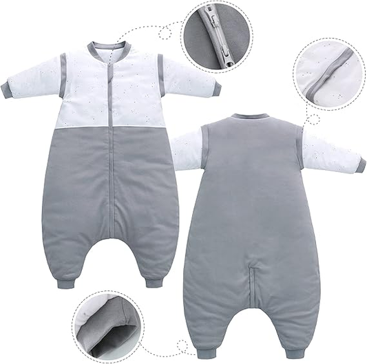 MIRACLE BABY saco de dormir de invierno 2,5 TOG 90 con mangas desmontables