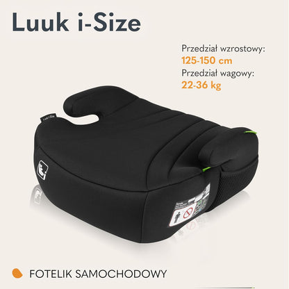LIONELO LUUK I-SIZE asiento elevador para coche hasta 36 kg