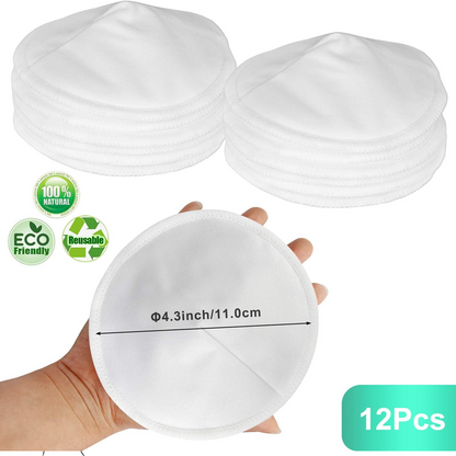 discos de lactancia de bambú x12 + bolsa