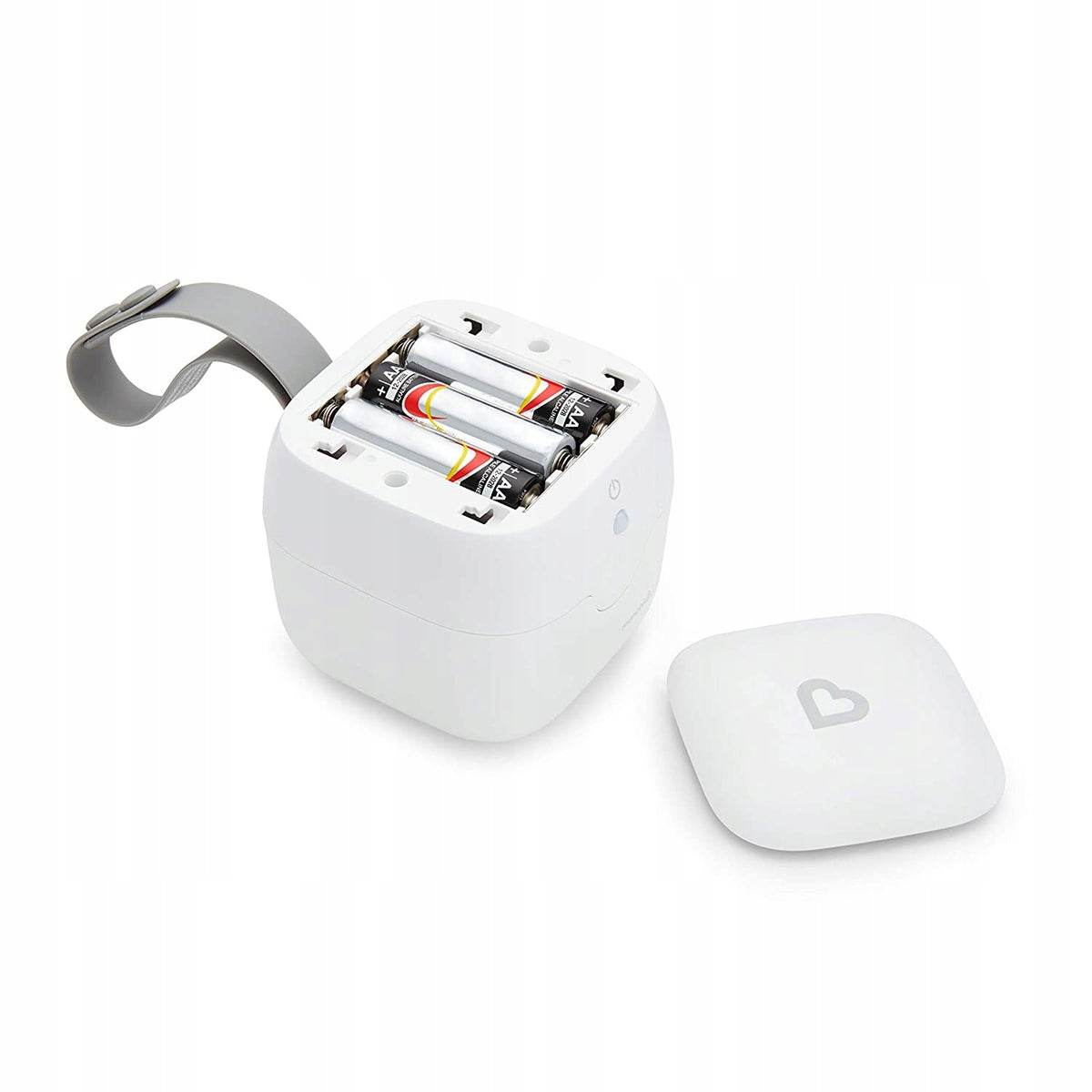 MUNCHKIN UV 59s podręczny STERYLIZATOR 7,5 cm, biały, zasilanie USB lub bateriami AA