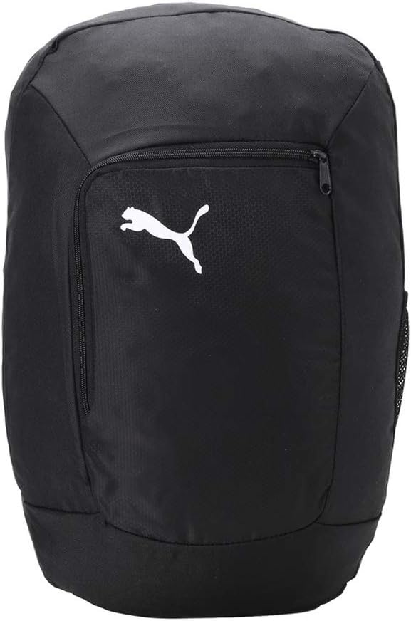 Puma ftblNXT plecak treningowy czarny, sportowy plecak z białym logo Puma i kieszenią z przodu