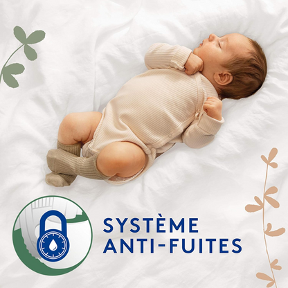 LOTUS BABY pañales desechables ecológicos talla 1 (2-5 kg) x20