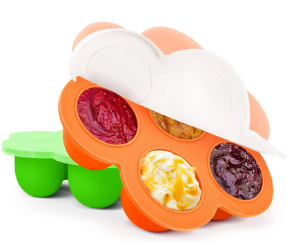 MAMMACITA recipientes de silicona para almacenamiento de alimentos, set de 2 unidades
