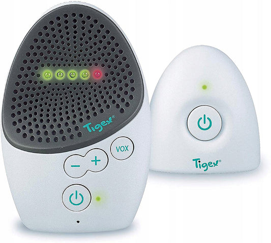 TIGEX EASY PROTECT elektroniczna niania audio, bezprzewodowy monitor z VOX, FHSS i wskaźnikami LED