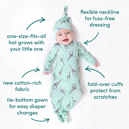ADEN+ANAIS saco de dormir envolvente con gorrito 0-3 meses