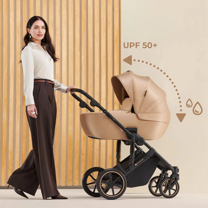 KINDERKRAFT PRIME2 PRO 3-in-1 multifunction stroller up to 22kg + MINK PRO car seat