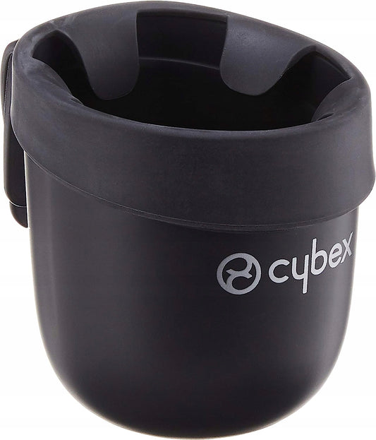 CYBEX uchwyt na kubek do fotelika czarny, praktyczny uchwyt na napój do wybranych fotelików samochodowych