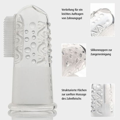 Reer silicone finger toothbrush for oral care
