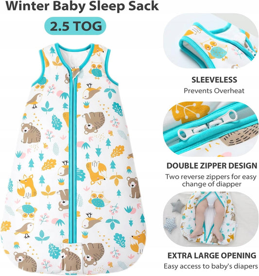 MOSEBEARS saco de dormir 2,5 TOG 12-18 meses para bebés
