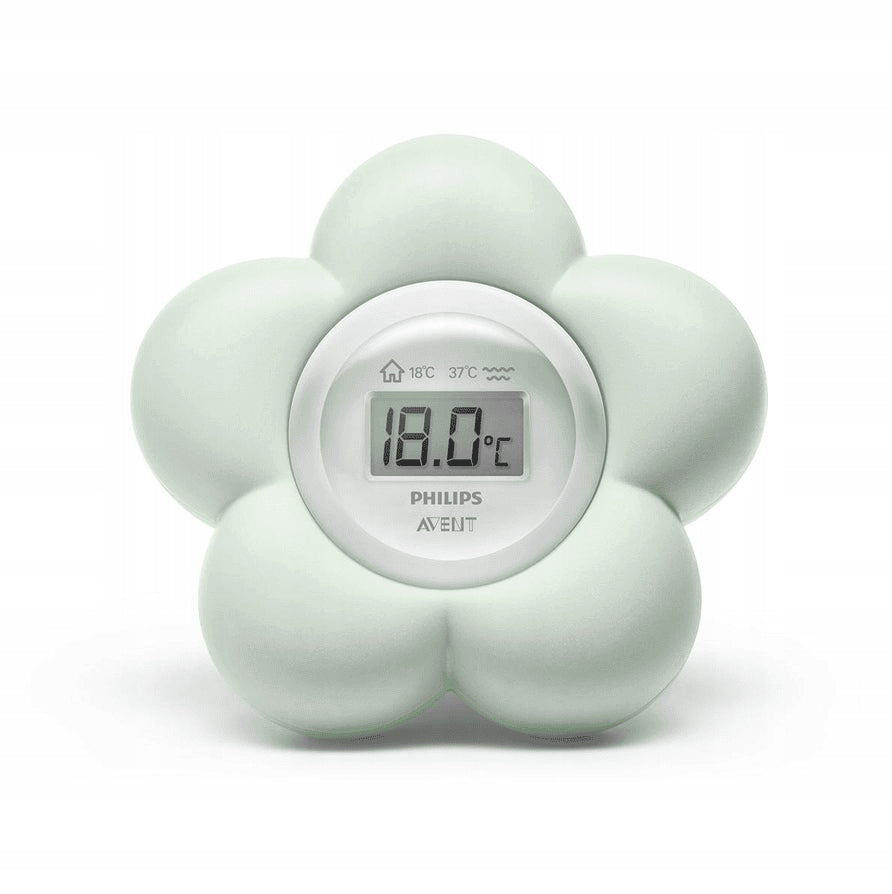 PHILIPS AVENT SCH480 termometr 2w1 woda otoczenie, miętowy, cyfrowy, wodoszczelny termometr do kąpieli i pokoju