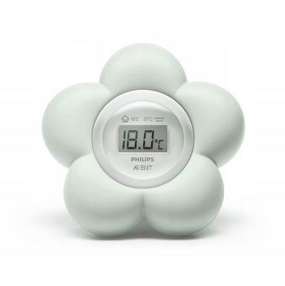 PHILIPS AVENT SCH480 termometr 2w1 woda otoczenie, miętowy, cyfrowy, wodoszczelny termometr do kąpieli i pokoju