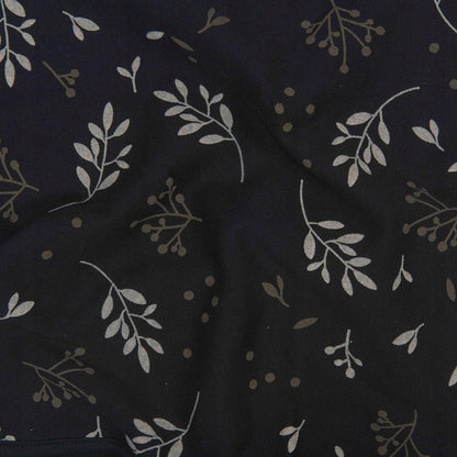 DOOKY SEAT COVER 1 pokrowiec na fotelik UNIWERSALNY, czarny wzór w liście