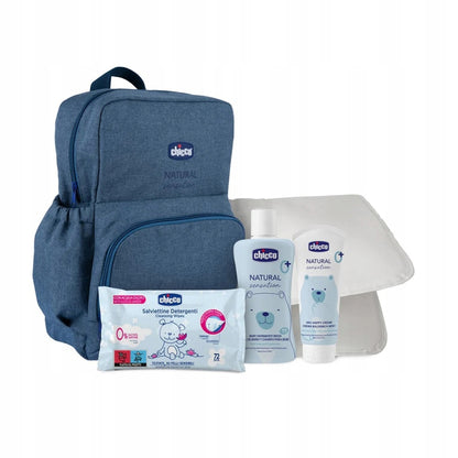 CHICCO Natural mochila para pañales, accesorios y cosméticos