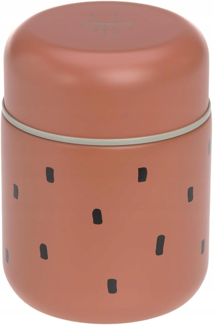 LASSIG Termo para comida Happy Prints de acero inoxidable 350 ml