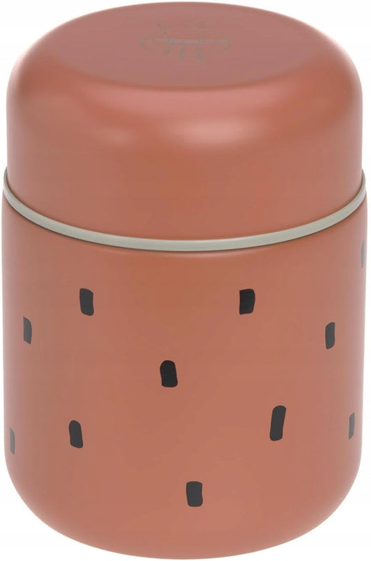 LASSIG Termo para comida Happy Prints de acero inoxidable 350 ml
