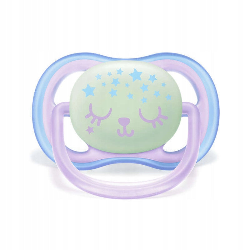 PHILIPS AVENT Ultra Air Night smoczki x 2 6-18msc świecące w ciemności, BPA free