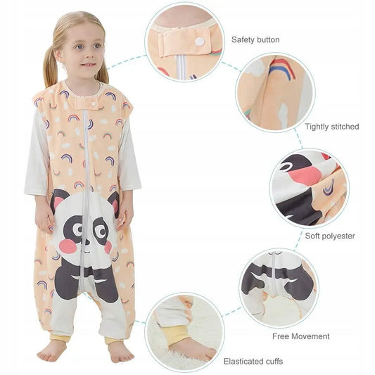 MICHLEY saco de dormir para niños de 5-6 años L