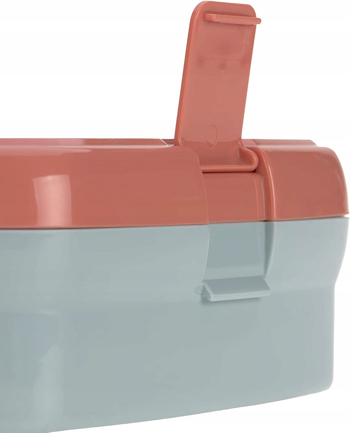 LASSIG zestaw śniadaniowy BIDON śniadaniówka, czerwony lunchbox z bidonem i motywem lisa