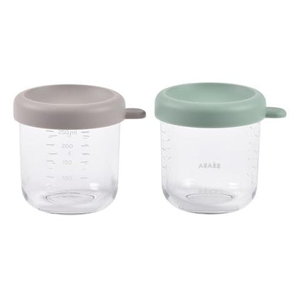 BÉABA recipientes de vidrio para alimentos 2 uds.