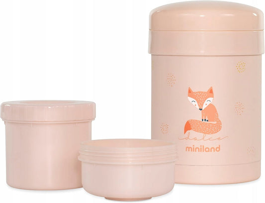 MINILAND Thermetic termo para comida 700 ml + 2 recipientes