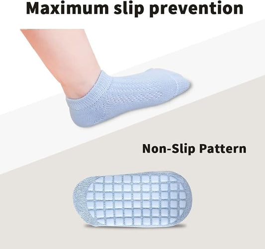 WDMIYA calcetines antideslizantes para niños pequeños M 1-3 años x8