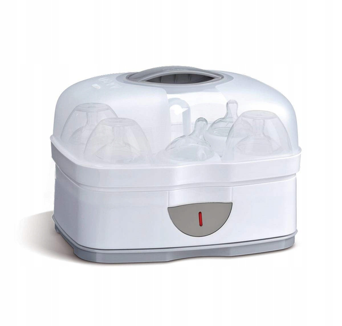 CHICCO Steril Natural 2w1 STERYLIZATOR PAROWY 1 biały elektryczny sterylizator do butelek i smoczków