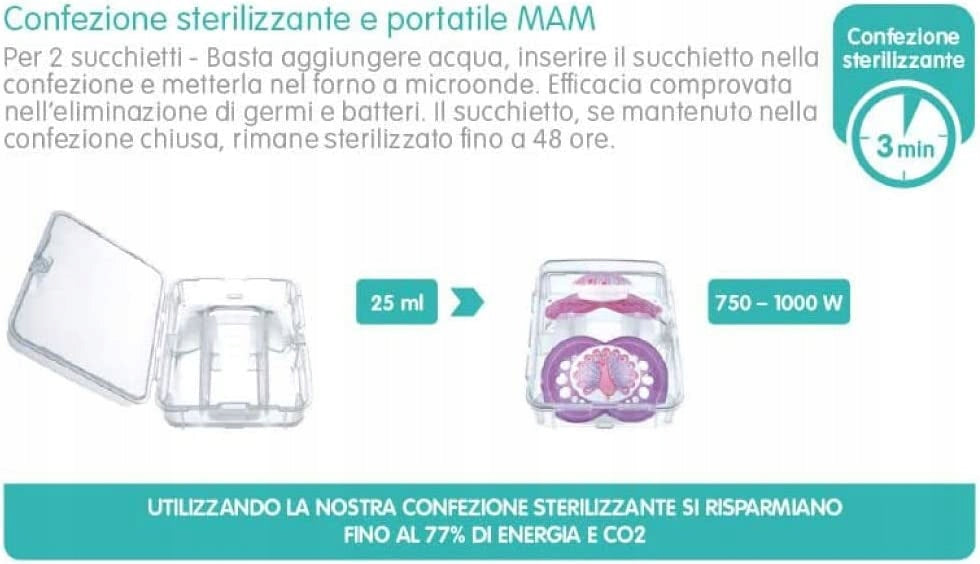 MAM COMFORT chupete x2 3-12 meses