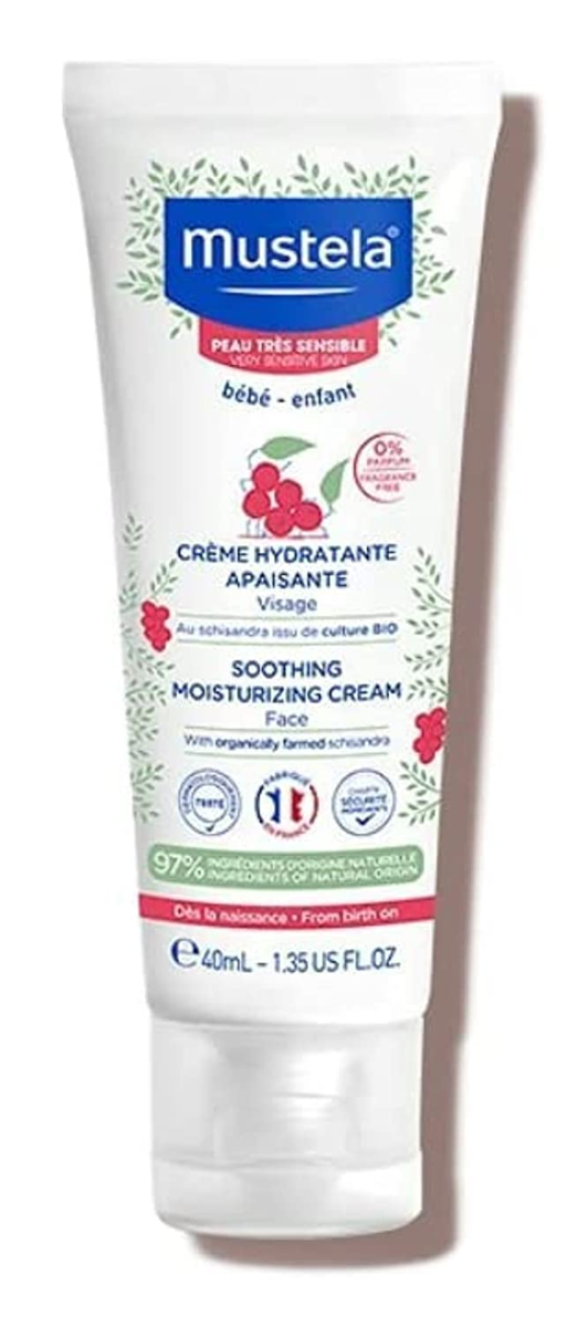 MUSTELA crema hidratante facial para piel muy sensible 40 ml