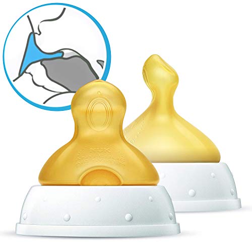NUK First Choice Plus tetinas de látex L x2 para alimentos espesos
