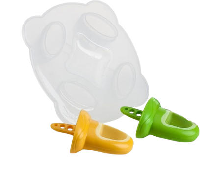 NUBY molde para helados con forma de chupete 2 unidades + bandeja para congelar