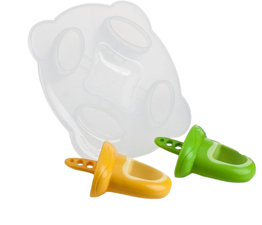 NUBY molde para helados con forma de chupete 2 unidades + bandeja para congelar