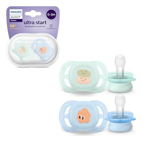 Philips Avent Ultra Start pacifier x2 0-2m