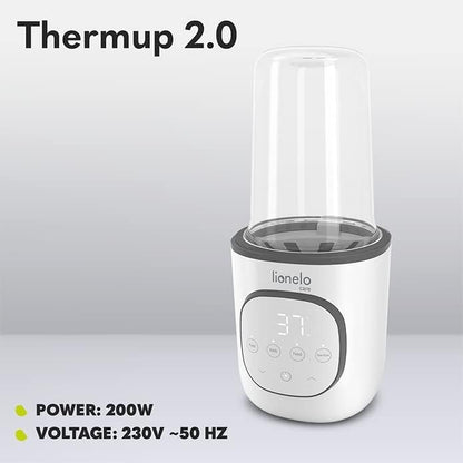 LIONELO podgrzewacz do butelek 5w1 Thermup 2.0, podgrzewacz i sterylizator 200W, 230V