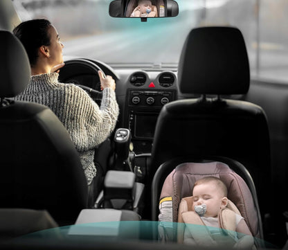 MAPALOU espejo retrovisor para coche para vigilar al bebé 17,5 x 24,5 cm