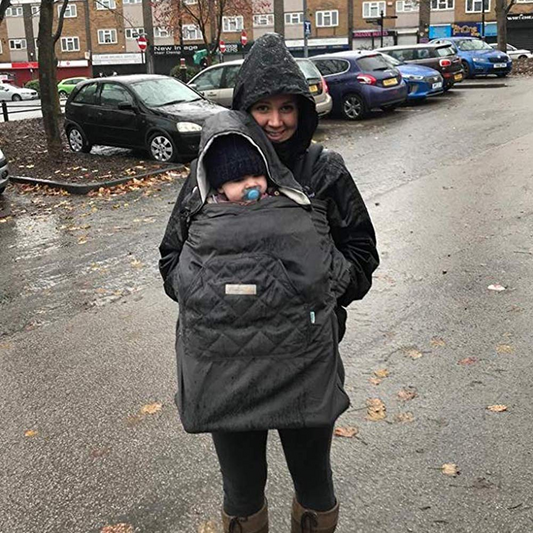 BEBAMOUR funda impermeable universal para portabebés, cochecito y silla de coche