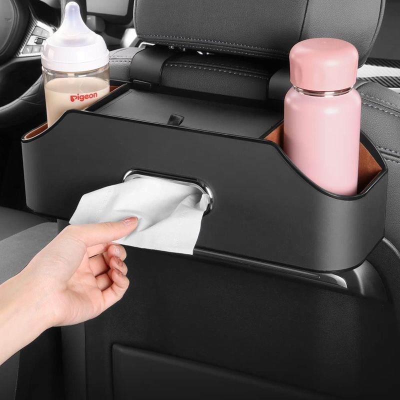 CARODI organizador multifuncional para coche para botellas, toallitas y accesorios