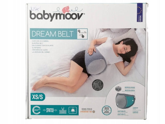 BABYMOOV Dream Belt PAS CIĄŻOWY XS/S – ergonomiczny pas ciążowy do komfortowego snu, wielokolorowy