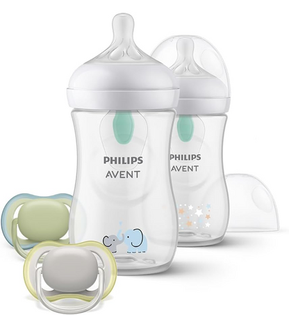 PHILIPS AVENT Set de biberones Natural RESPONSE AIRFREE 260ml x2 + tetina