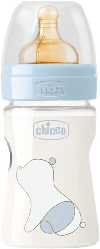 CHICCO Original Touch biberón 150 ml tetina de látex flujo lento 0+