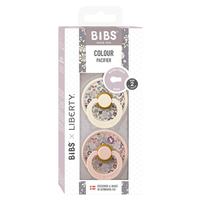BIBS Eloise Blush Mix chupetes redondos x2 6-18m