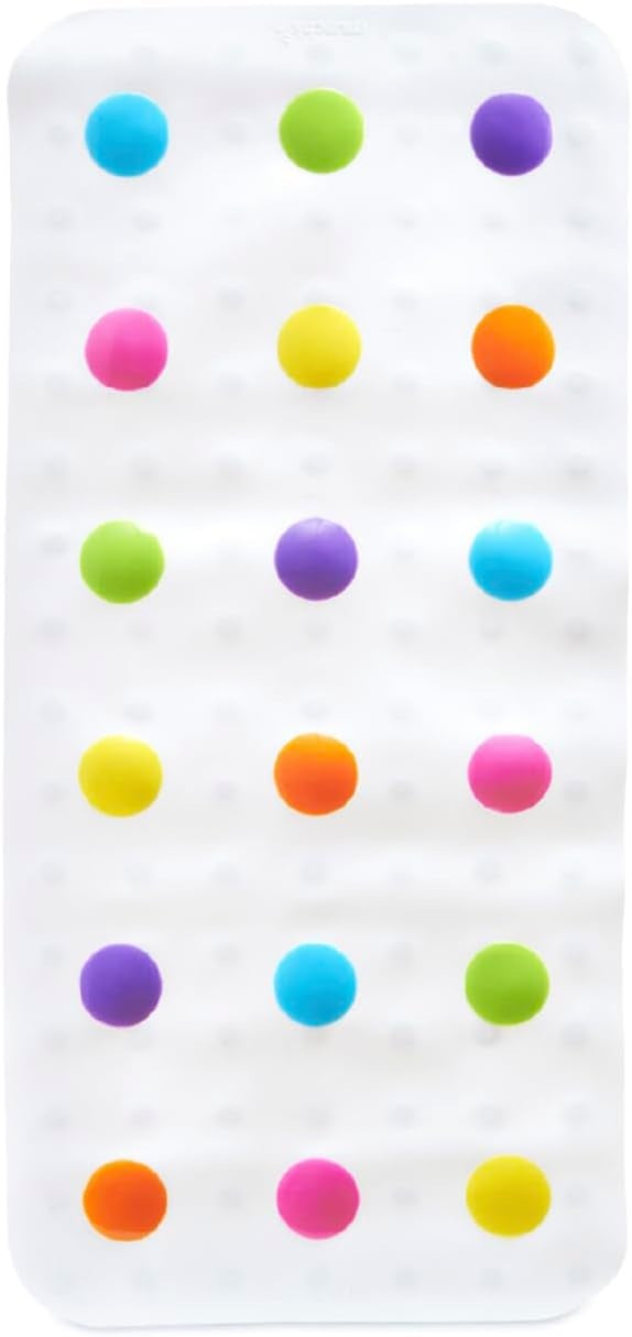 Munchkin Dots – biała mata z kolorowymi okrągłymi wypustkami