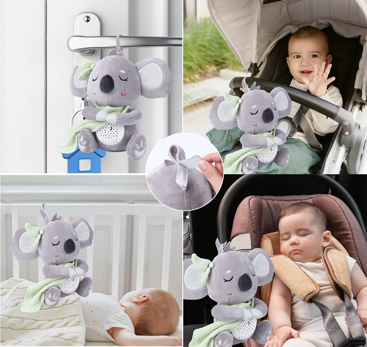 RONIPIC peluche con proyector de estrellas y 14 sonidos KOALA 25 cm