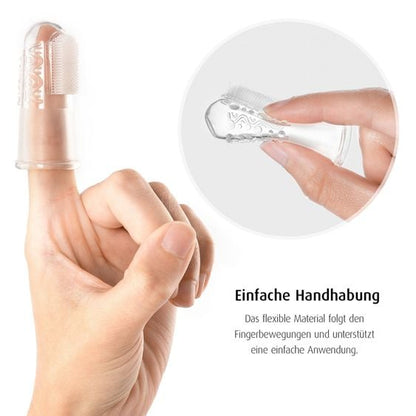 Reer silicone finger toothbrush for oral care